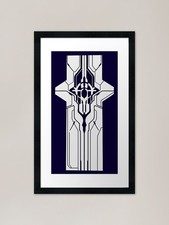 Xenosaga sohar weiß gerahmtes - weiß,