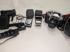 Exa 1a + Domiplan 50mm f/2.8 + Agfatronic 302CS + Zubehörset - DDR-Kamera