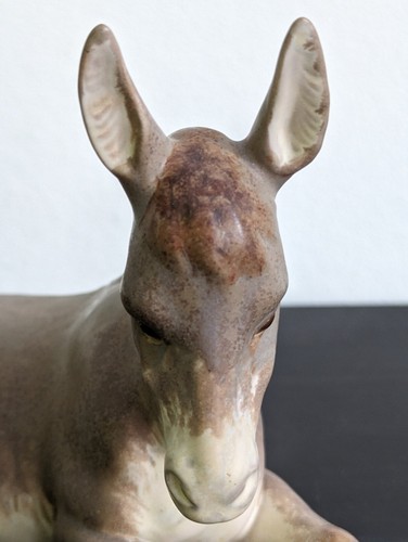 Lladro figur 12282 esel - figur, matt