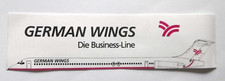 Werbe-Aufkleber German Wings