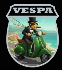 Vespa Emblem Kaskade Aufkleber