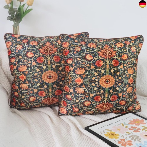 Boho kissenbezug 50x50 samt - kissenbezug,