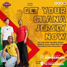 Ghana 2024 fußball trikot - fußball,