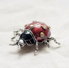 Brosche Anstecknadel Emaille