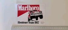 Marlboro Abenteuer Team 1987 Aufkleber, Vintage Sticker