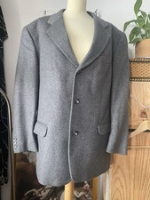 Herren Blazer Aus 100% Kaschmir Grau