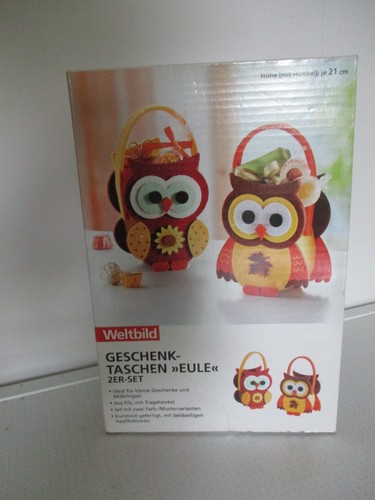 Geschenktaschen eule - geschenktaschen, "