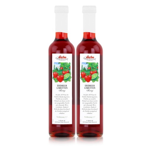 Darbo erdbeer limetten sirup - darbo,