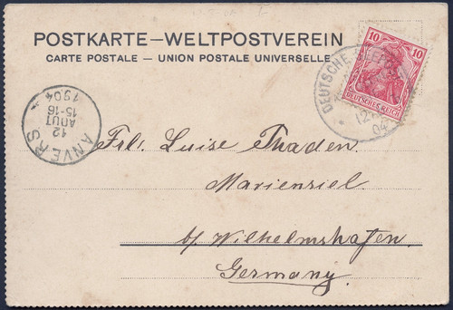 Seepost 1904 - dt.,