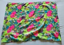 Loop Tuch  / Schal - Bunt mit  Blumen - ca. 92x67cm - gebraucht