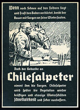 Alte Werbung Reklame 1937 (1) Chilesalpeter Dünger Düngemittel Landwirtschaft