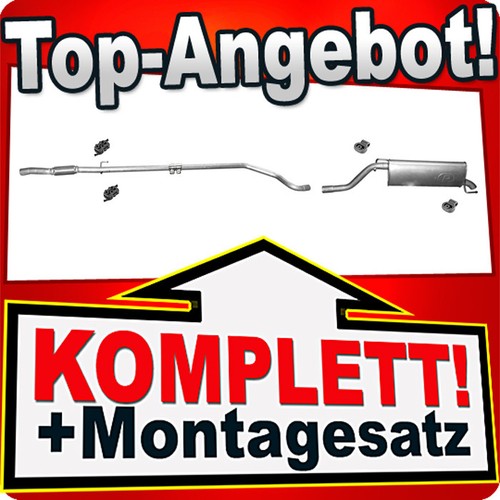 Auspuff für opel - opel, 1.3