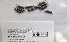 Märklin E765500 Federn Zugfedern für Waggons, Spur H0, NEU, 10 Stück, 765500