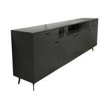 Venjakob Sideboard Vino Lack Schiefergrau Schwarz Grau Inklusive 