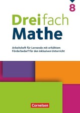 Dreifach Mathe 8. Schuljahr - Zu allen Ausgaben - Arbeitsheft für Lernende mi...