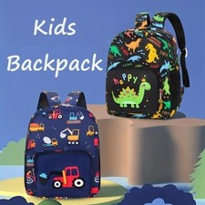 Jungen Kinder Junior Kleinkind Dinosaurier Bagger Schule Rucksack Tasche