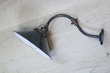 Alte Wandlampe Hoflampe Email