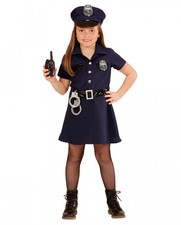 Polizei Mädchen Kostüm für