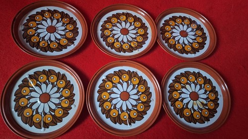 Retro untersetzer set 6 - set,