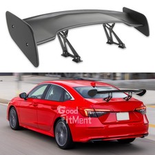 46" Mattschwarz GT-Stil Heckflügel Heckspoiler Einstellbar Für Honda Civic Coupe
