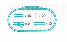 Lego® Eisenbahn Schienen 4,5V