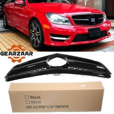 Grill Sport Kühlergrill für Mercedes W204 S204 C204 Glanz Schwarz C63 OPTIK✔