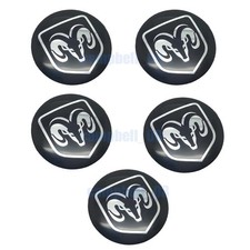 5Pcs Für Dodge Sticker Zubehör Abzeichen Nabendeckung Emblem Aufkleber Auto