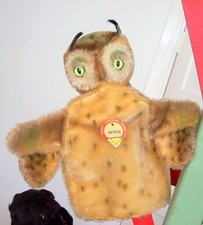 Steiff handpuppe uhu eule - uhu,