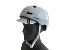 Bern Helm "Berkley Damen" mit abnehmbarer Sonnenblende, Gr. XS, weiß