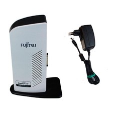 Fujitsu PR08 USB 3.0 Dock - Port Replicator - DisplayLink + Netzteil + USB Kabel