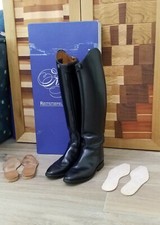 Schwarze Boxcalf- Lederreitstiefel-Königs-Sir-Rahmengenäht -NP 1298,90 Euro 