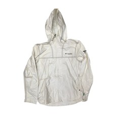 Columbia Herren Titanium OutDry Shell Regen Wasserfest Jacke Größe M Weiß