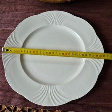 V&B ARCO WEISS  runder Teller 31,2 cm   (Platte rund flach ) gut VILLEROY&BOCH