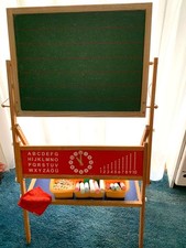 Kinder-Standtafel, drehbar, zum Malen, Schreiben und Rechnen