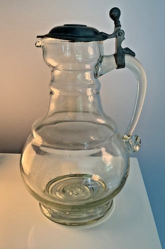 Vintage glas krug - krug, karaffe