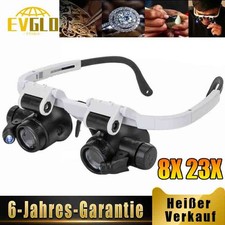 Lupenbrille Kopflupe 8X 23X