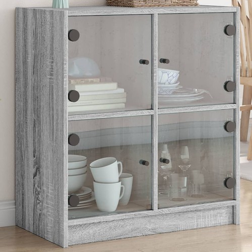 Beistellschrank mit glastüren - mit,