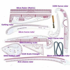 11Pcs Schneiderlineal Set