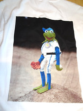 Langarmshirt / Longsleeve von ZARA MAN Gr M Weiß Kermit the Frog Farbdruck  NEU