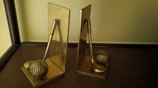 2 Buchstützen aus Messing