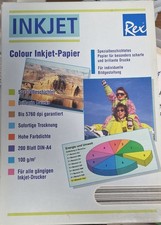 INKJET Rex Colour Inkjet-Paper 200 Blatt DIN-A4 100g/m² Spezialbeschichtet