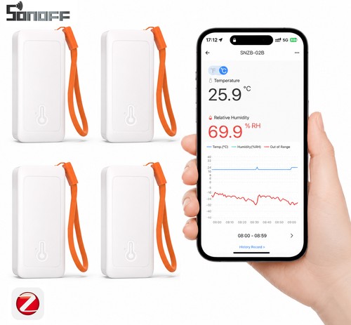 Sonoff snzb 02b zigbee - 4×,