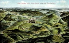 Landkarten Ak Bad Steben