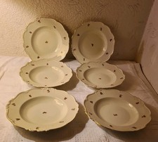 6 Suppenteller tiefe Teller von Edelstein Bavaria Maria Theresia 