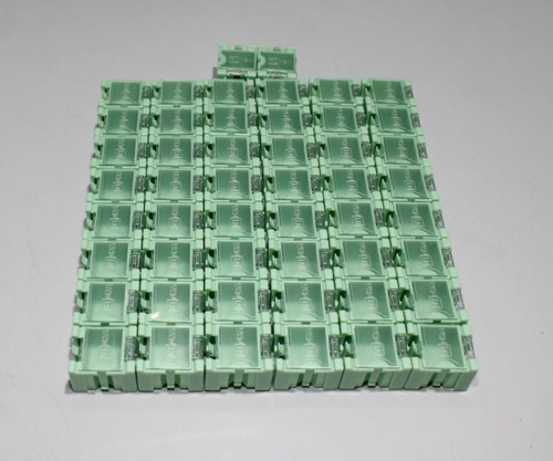 50x green smt smd container - 50x,