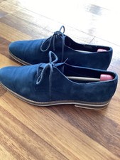 Belmondo Schnürschuhe blaues Wildleder Gr. 43