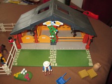 Playmobil 3120, 3118, 4185  Reiterhof, Reitstall, Kutsche Springplatz Konvolut