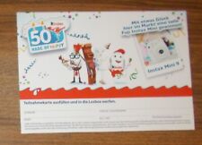 Seltene Werbung Ferrero Ü-Ei Kinder Schokolade 50 Jahre Fuji Instax Mini 9 Promo