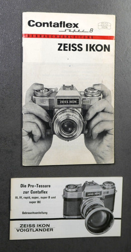 Zeiss ikon gebrauchsanleitung - zeiss-ikon,