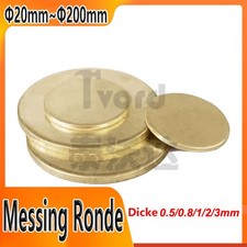 Messing Ronde Ø 20mm bis